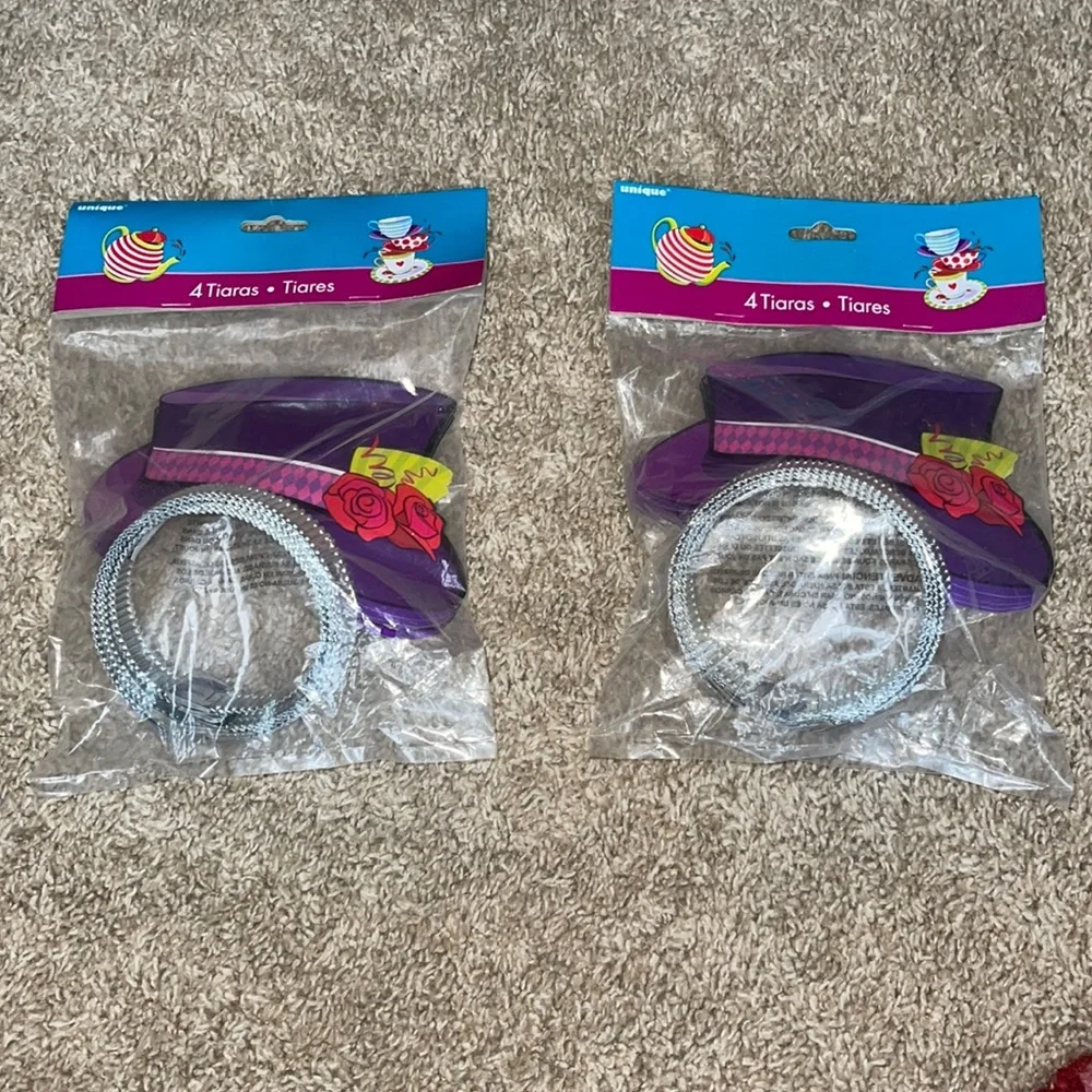 Mad Hatter birthday tiaras